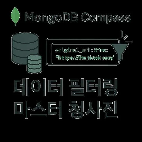 MongoDB Compass 특정 조건이 아닌 검색, 다중검색에 대한 img